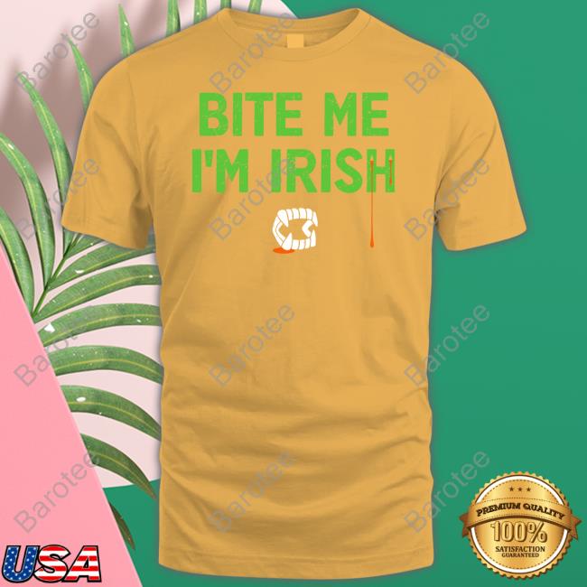 Official Bite Me I'm Irish Shirt, Hoodie, Sweatshirt, Tank Top And Long Sleeve Tee